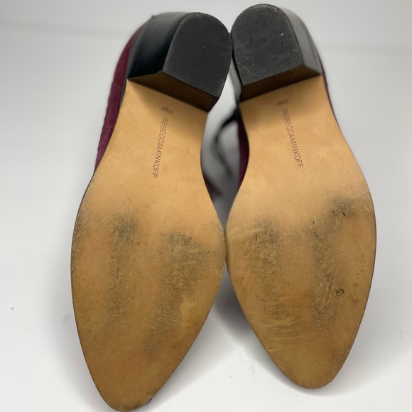 Rebecca Minkoff | Lulu | Suede Western Ankle Boots - Picture 10 of 10